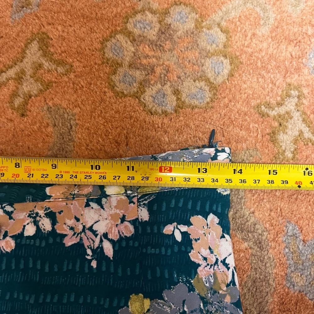 O'Neill Floral Maxi Skirt in Teal and Cream - Picture 11 of 16